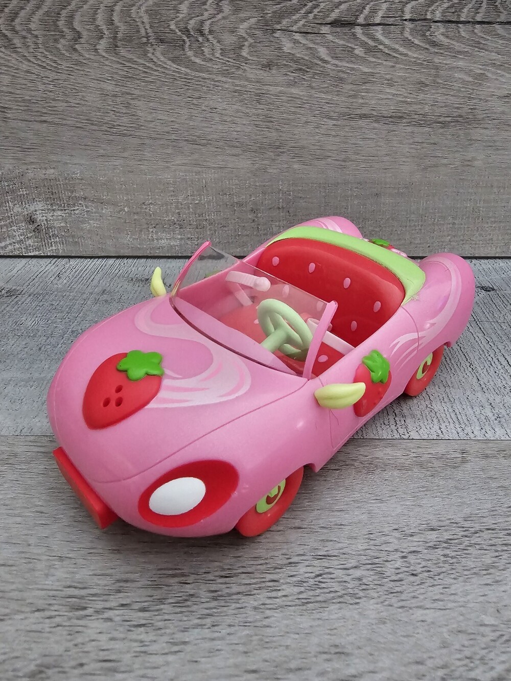 Strawberry Shortcake Convertible Car 2008 Hasbro Pink Car